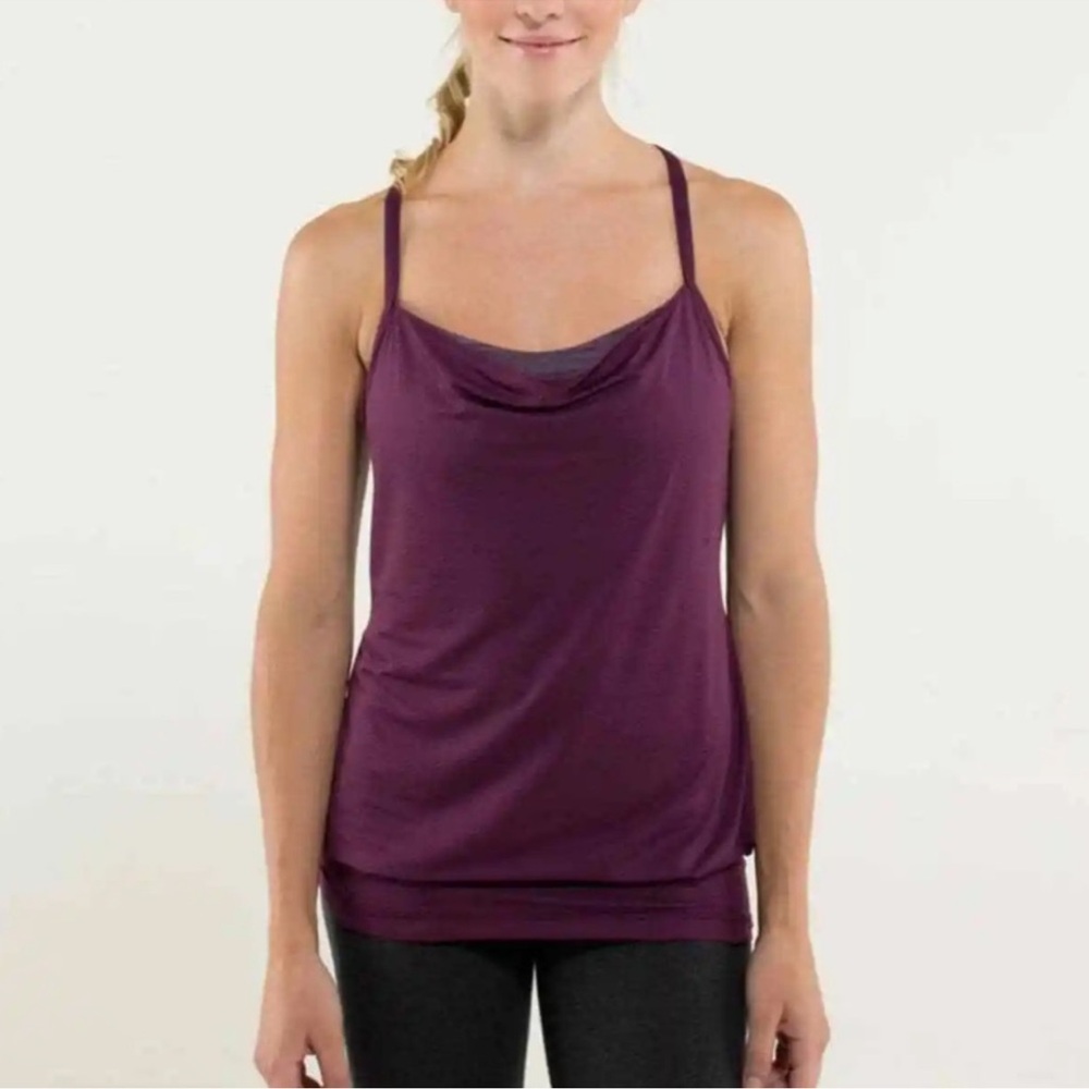Lululemon C.Y.B. Tank Top Open Back Built-in Bra
